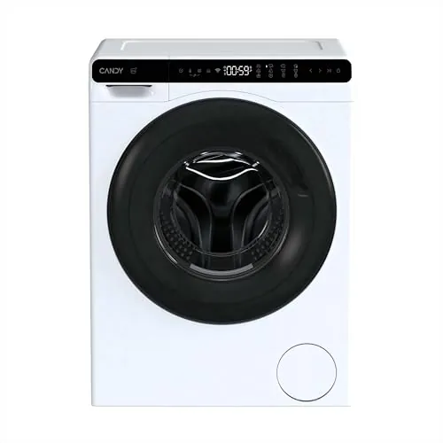 Candy ProWash 700 Mini CW50-BP12307U1-S Lavadora 5 KG, 1200 RPM, Display Digital, Conectividad WIFI, 12 Ciclos, Inverter, Inicio Diferido 24H, Bloqueo Infantil, Detector KG, 69 DB, Blanco