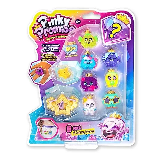 BANDAI TH0003 Royals - Juego de 8 Piezas para coleccionar, 1 Anillo y 1 Collar, Mezcla y combina Joyas para niñas para divertirse