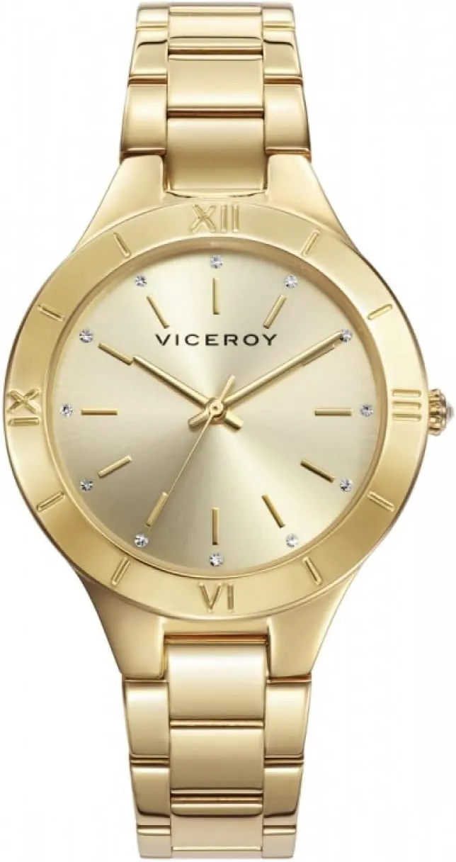 Reloj Viceroy Chic 401056-27 Mujer Acero IP Dorado
