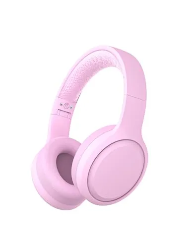 Xunpuls Auriculares inalámbricos Bluetooth para niños, auriculares plegables sobre la oreja, sonido estéreo con micrófono, 10 horas de reproducción, Bluetooth 5.3, auriculares inalámbricos para niños