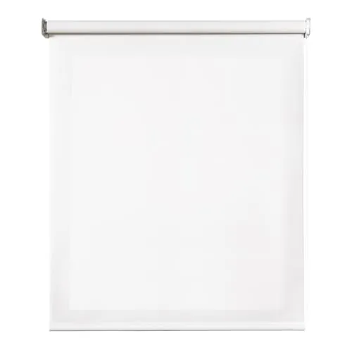 Estores enrollables Screen Premium con Tejido técnico Acabados en Aluminio con Tubo Grueso de 38 mm Protección Solar y Aislante térmico STORESDECO Estor Blanco 160x250 cm