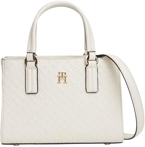 Tommy Hilfiger Tote bag Mujer Daily pequeño, Marfil (Soft Cream), Talla Única