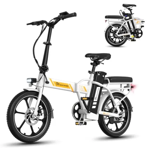 EVERCROSS EK5 Bicicleta eléctrica Plegable,Batería Extraíble Autonomía 80KM