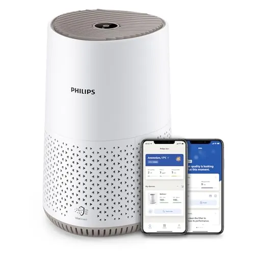 Philips 600i Purificador de Aire HEPA, 44 m², Ultrasilencioso 19dB*, Blanco