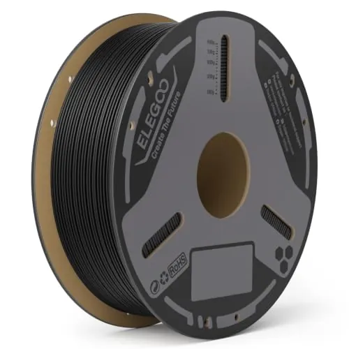 ELEGOO Filamento PLA-CF de Fibra de Carbono 1.75mm 1KG Negro