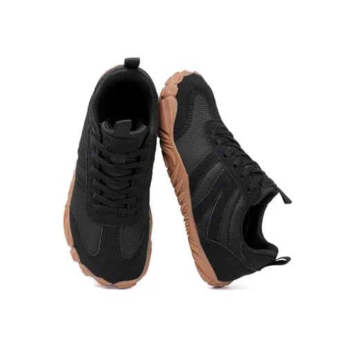 AONETIGER Zapatillas Barefoot Hombre Mujer Minimalista Ancha Negro,39EU