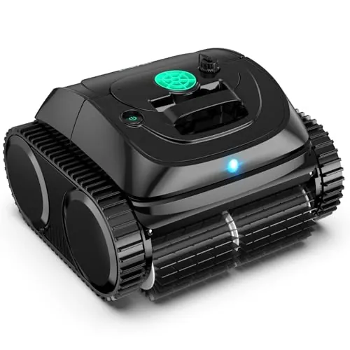 WYBOT C1-Plus Robot Piscina Limpiafondos y Paredes, para Piscinas enterradas y elevadas, 160min autonomía, Limpieza 4-en-1 (160m²), Navegación Inteligente & App, Negro Tinta
