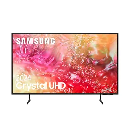 Samsung TV Crystal UHD 4K 2024 85DU7105 Smart TV de 85" Crystal UHD con Colores Puros con PurColor, el Mejor Smart TV, Todos los Altavoces a la Vez con Q-Symphony y controla tu casa con SmartThings