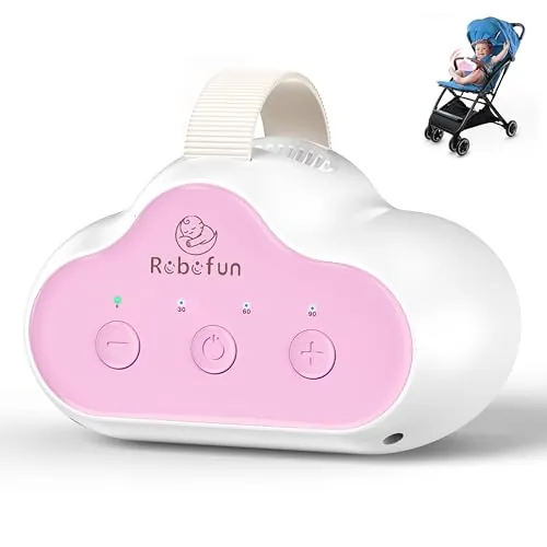 Robofun Baby Rocker-Diseño origina- Ayuda para Dormir de Bebés, Dispositivo de Balanceo para Cochecitos, USB-C Recargable