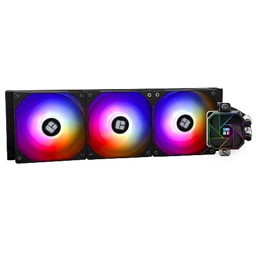 Thermalright AQUA ELITE 360 V3 Enfriador de CPU Líquido, 360mm Aio, 3 x 120mm Ventiladores PWM, rodamientos S-FDB, para AMD/AM4/AM5, Intel LGA1150/1151/1200/1700/1851