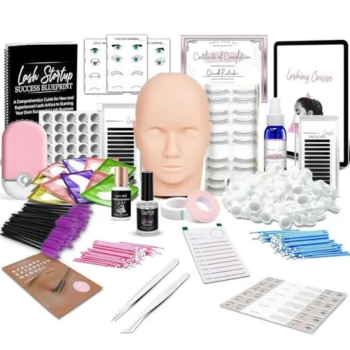 TwoWin Kit Extensiones de Pestañas Profesional Completo