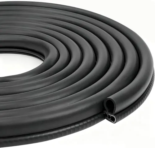 Sello de goma para puerta de coche, tira de perfil para coche, barcos, caravanas, camiones y aplicaciones domésticas (12 m)