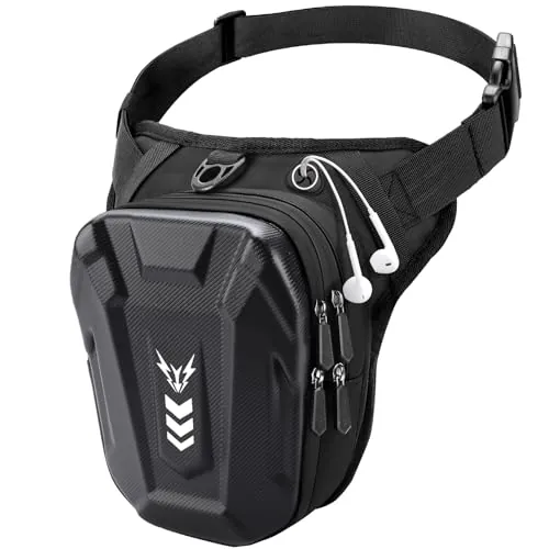 Rolgno Pernera Moto Duradero, Gran Capacidad Extensible, Ajustable y Cómoda