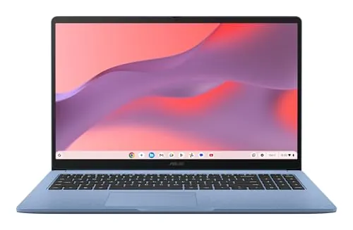 ASUS Chromebook CM1505CM4A-S70064 - Ordenador Portátil 15.6" Full HD (MediaTek Kompanio 540, 4GB RAM, 128GB eMMC, Arm Mali-G57 MC2, ChromeOS) Azul Tela - Teclado QWERTY español