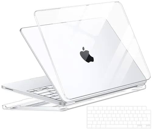 NPUOLS Funda para MacBook Neo 13 Pulgadas 2026 A18 Pro A3404, Transparente