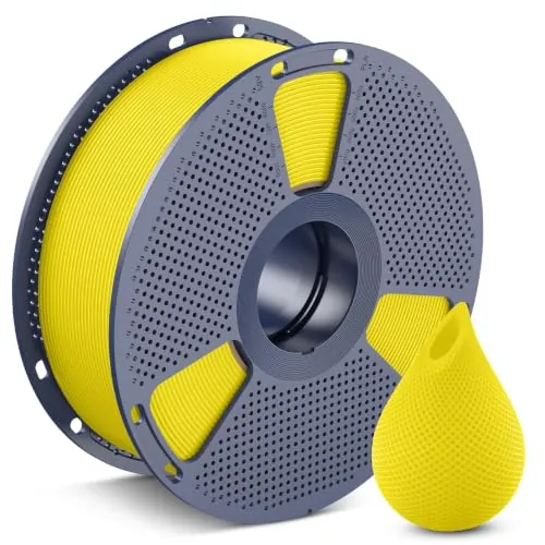 SUNLU Filamento PETG Amarillo 1.75mm 1KG, PETG Filamento Impresora 3D