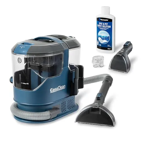 Vacmaster SCA0801 Aspirador de alfombras Limpiador de Manchas Multisuperficie para Alfombras, Moquetas, Tapicería, Escaleras y Coche | Incluye fórmula y accesorios 800 W