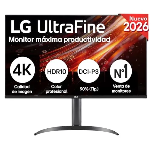 LG Monitor Ultrafine 32UR55ZK-B - 32'', VA, 4K UHD, 60 Hz, Negro