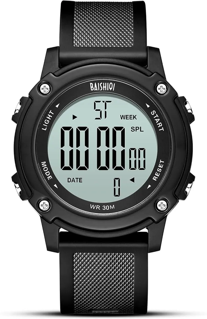 Reloj Hombre Reloj Digital para Hombre Relojes Militares Deportivos Impermeable Relojes de Pulsera para Hombres con Hora/Fecha/RetroiluminacióN/CronóMetro