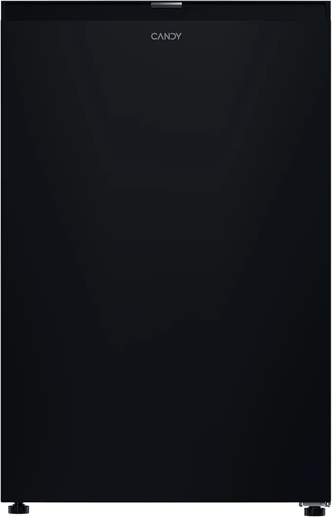 Candy CNOQ2S58EB, Frigorífico Mini, Bajo Encimera, Ancho 54,5cm, Altura 85cm, 129L, 2 Estantes, 3 Balconeras, 1 Cajón, Congelador, Control Mecánico Interno de temperatura, Iluminación LED, 37DB, Negro