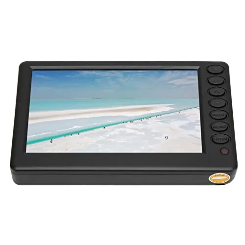 VBESTLIFE TV Portátil de 5, Sintonizador de Alta Sensibilidad, Compatible con ISDB-T, Enchufe de la UE, 110-220 V, Mini TV Digital con Soporte para Uso en Exteriores
