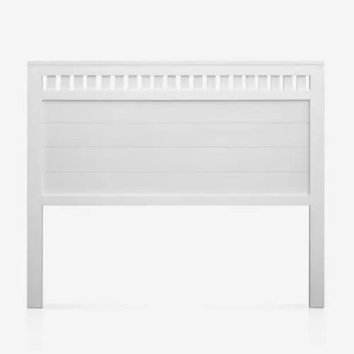 PEJECAR Cabecero Bora para Cama de 105 Fabricado en Madera Maciza de Pino insigni Acabado Blanco Satinado