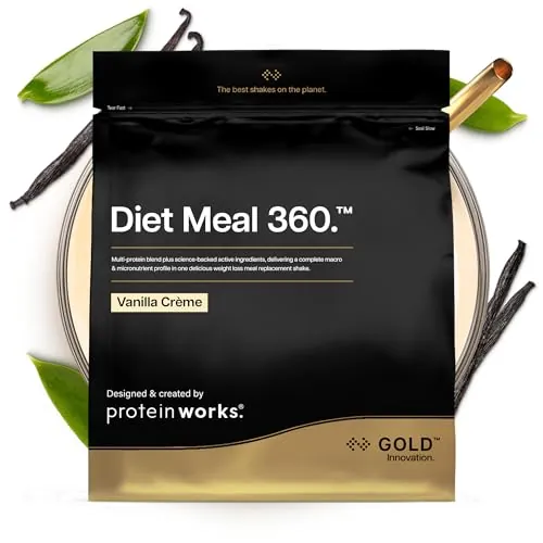 THE PROTEIN WORKS Sustituto De Comida Dietético | Rico En Nutrientes | Vitaminas Potenciadoras del Sistema Inmune | Asequible, Saludable & Rápida | Crema de Vainilla | 1kg