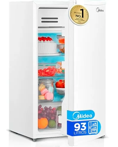 Midea Nevera Pequeña 93 L | 84 cm x 54 cm | Silenciosa 39 dB | Bajo Consumo