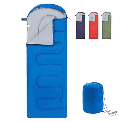 Underwood Aggregator Bacs de Dormir de para Adultos y niños, Saco de Dormir Ultraligero de 3 Estaciones para Clima frío, Saco de Dormir de Campamento Compacto para niñas para niñas