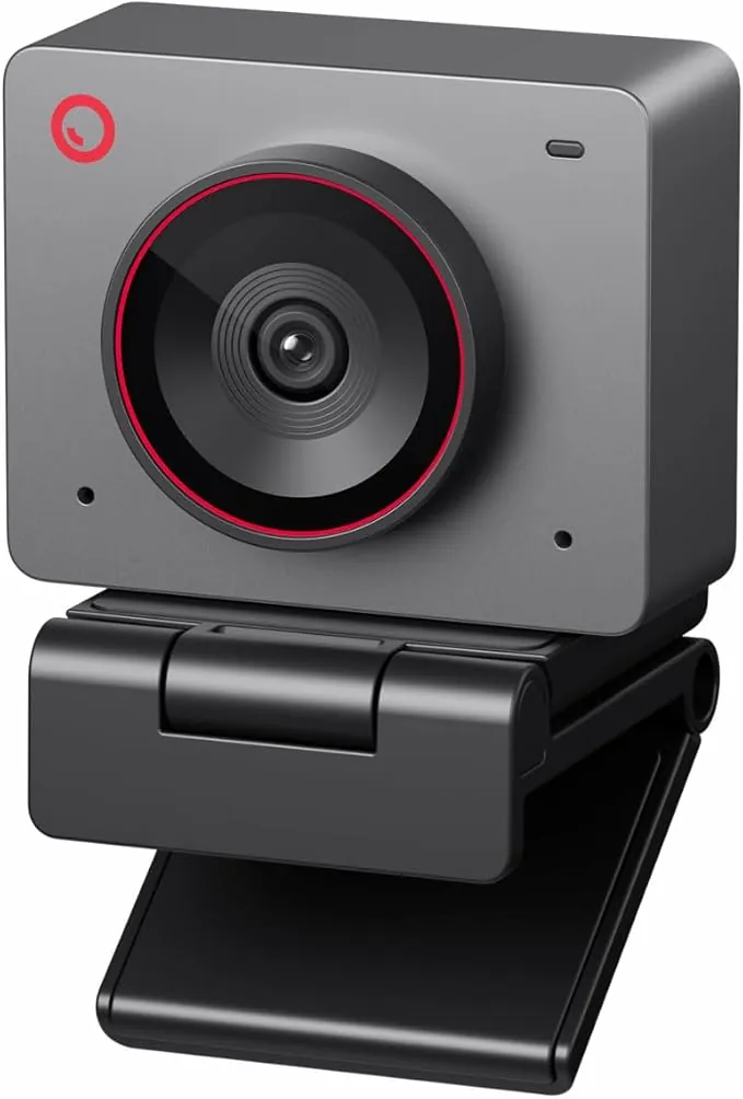 OBSBOT Meet 2 - Webcam 4K para PC con Sensor de 1/2», Encuadre y Enfoque Automático AI, Modo Belleza, Ligero, HDR, Webcam con Micrófono, 60 FPS, Web CAM para Streaming, Reuniones, Juegos, etc.