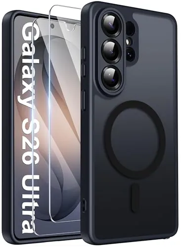 Opkiegrn Funda para Samsung Galaxy S26 Ultra Magnética - Negro