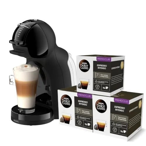 KRUPS Dolce Gusto Mini Me, Cafetera Cápsulas + Café, Negra