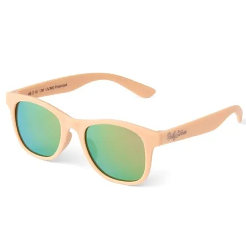 BABY SUNNIES Gafas de sol flexibles para niños de 3 a 8 años, con protección UV al 100% y diseño irrompible (Rosa)