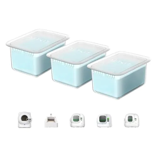 PETKIT Desodorante para mascotas N60 para bandejas de arena autolimpiables PUROBOT ULTRA y PUROBOT MAX PRO, expulsión efectiva de olores, larga duración, fórmula natural (paquete de 3)