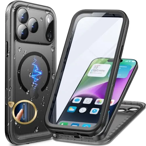 Cozycase Top Funda 360 Antigolpes Impermeable para iPhone 17 Pro / 18 Pro
