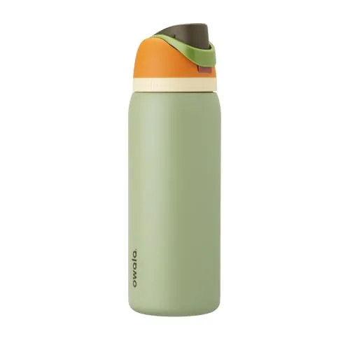 Owala FreeSip - Stainless Steel - 32-oz. - Orange/Green (Camo Cool)(Amazon)