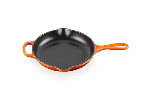 LE CREUSET Sartén skillet redonda de hierro fundido, diámetro 23 cm, Volcanico, 20182230900422