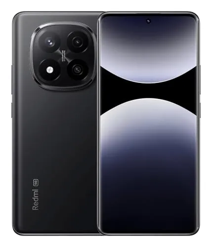 XIAOMI Redmi Note 14 Pro 5G - Smartphone de 8+256GB, Pantalla de 6.67" AMOLED FHD+ 120Hz, MediaTek Dimensity 7300-Ultra, cámara de 200MP, 5110 mAh, Cargador no Incluido, Negro (Versión ES)