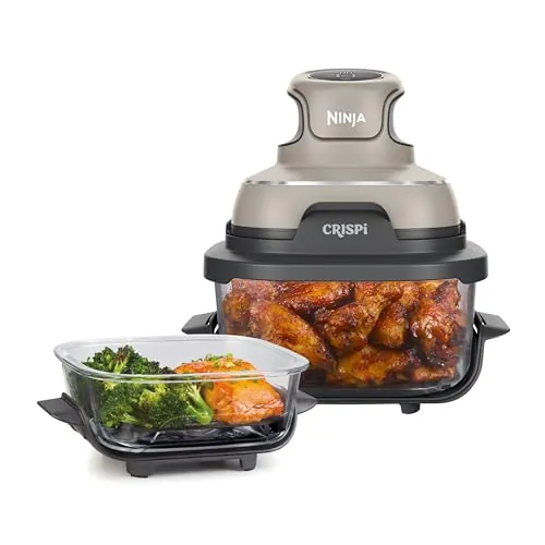 Ninja CRISPi, Freidora de Aire Portátil, 3,8L, 4 en 1, Piedra, FN101EUST