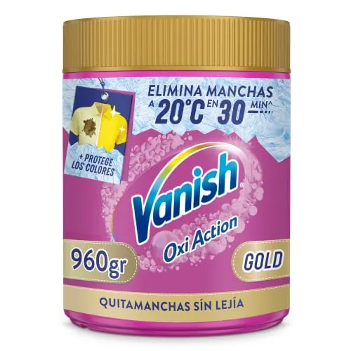 Vanish Gold Quitamanchas - Nuestra Mejor Fórmula en Polvo, sin Lejía, 960gr
