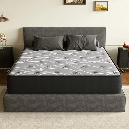 DEWINNER Colchones 135 x 190| Altura 25 cm | Colchón Viscoelástico| Multicapa | Firmness Medium | Transpirable y Ergonómico| Elección Ideal para Dormitorios y Apartamentos