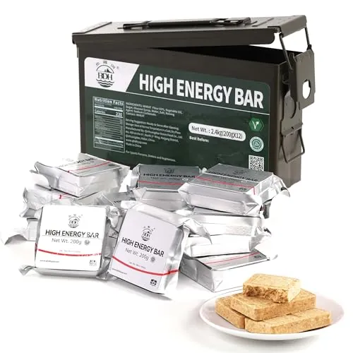 Ración de emergencia sabor a trigo, Galleta energética, 12 x 200g