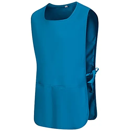 MISEMIYA - Delantal Limpieza Uniforme Laboral CLINICA MÉDICOS Limpieza Veterinaria Sanitarios HOSTELERÍA- Ref.868 - XL, Turquesa 68