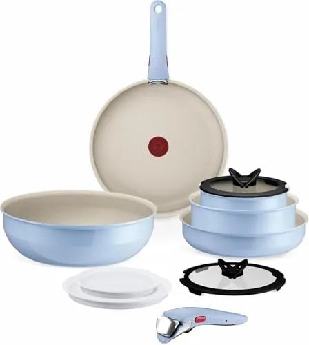 Tefal Ingenio Serenity - Juego de 5 Piezas + 6 Accesorios, Rosa