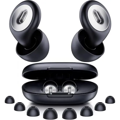 2026 Fioobie Tapones Oídos Ruido Dormir Pro-46dB Anti-Ruido(ASTM Certificado)|Filtro AcousticWave Pro(40-5000Hz)|Dormir de Lado,Trabajar,Viajar,Estudiar,Conciertos|Reutilizables(1000+ Lavados)