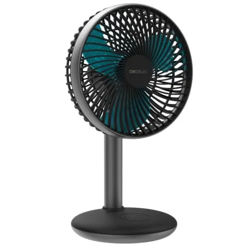 Cecotec Ventilador de Sobremesa EnergySilence 4000 Portable Desk Dark Ice