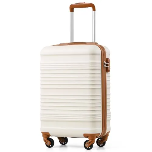 COOLIFE Maleta Cabina 55x35x20cm Ryanair EasyJet Equipaje Mano Rígida ABS