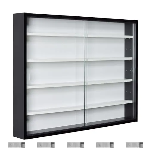 Links Collecty 99800800 - Vitrina de coleccionista ( 80 x 9,5 x 60 cm), color blanco y negro