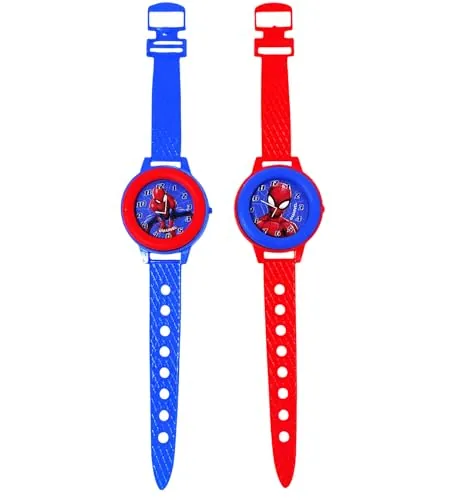 Marvel Spiderman - Reloj de pulsera para niños, diseño de regalo (27 cm)
