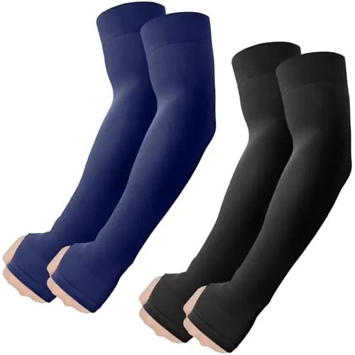 ROXUN Mangas de Brazo con Agujero para Pulgar Compresión Refrescante Unisex